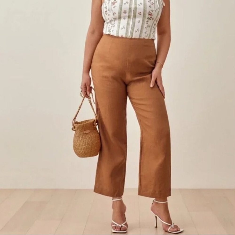 NWT Reformation Justin Linen Pant